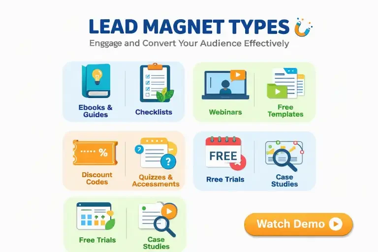 Explore various lead magnet types that engage and convert your target audience effectively