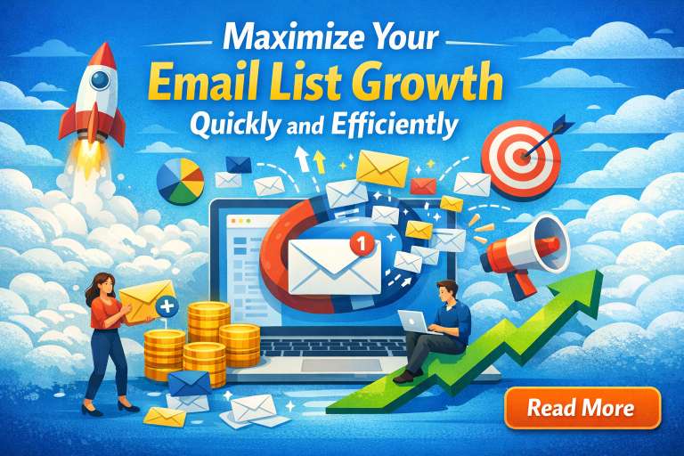 Maximize your email list growth quickly and efficiently