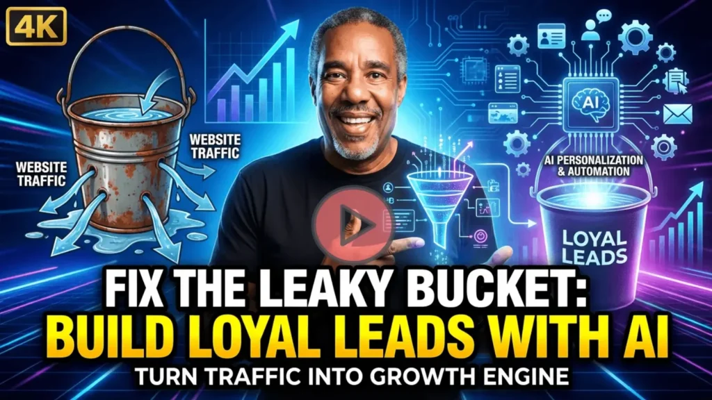 Play Button Fix the Leaky Bucket Build Loyal Leads with AI Thumb