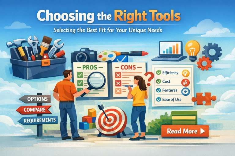 Choosing Right Tools Select Best Fit