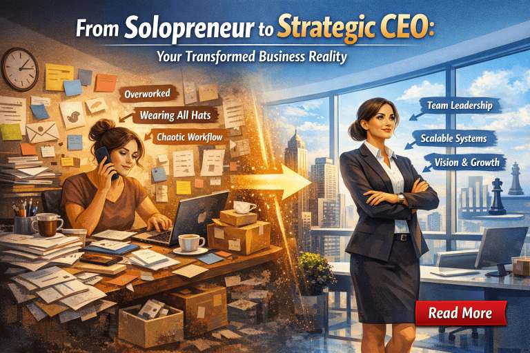 Solopreneur Strategic CEO Transformed Business Reality