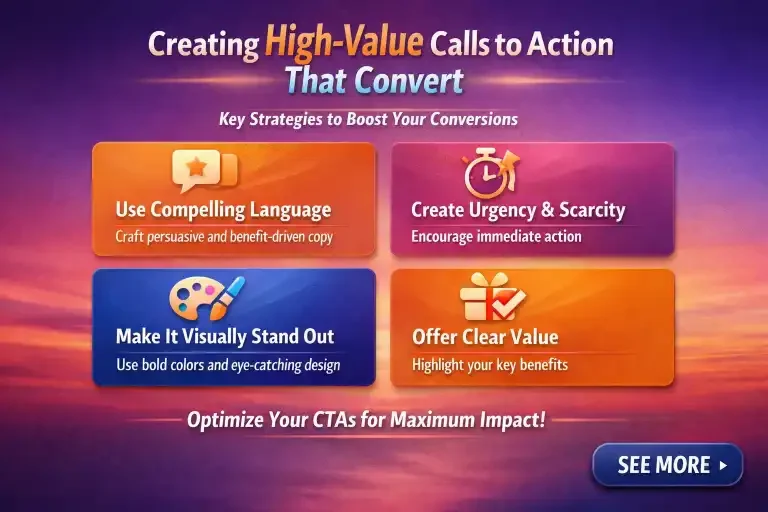 Creating High Value Calls to Action (CTA) that Convert