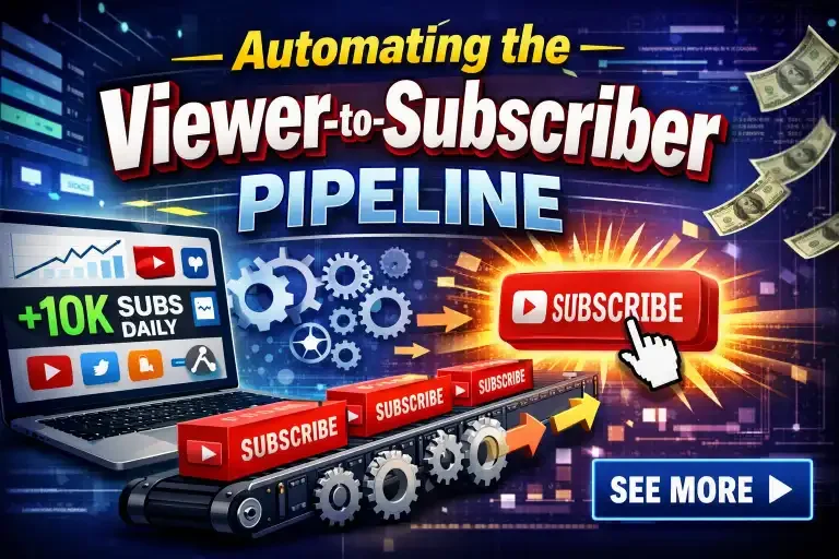 For YouTubers Automating the Viewer to Subscriber Pipeline