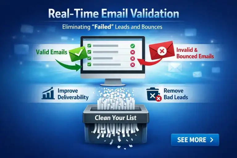 Real Time Email Validation Eliminating Failed Leads and Bounces