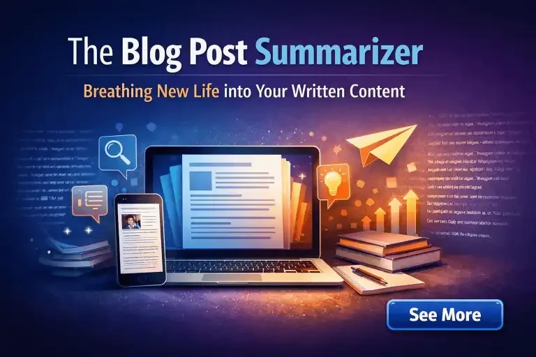 The Blog Post Summarizer Breathing New Life into Your Written Content