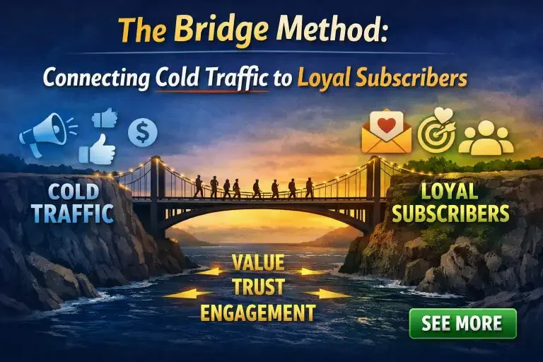 The Bridge Method Connecting Cold Traffic to Loyal Subscribers